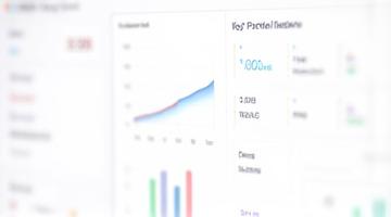 Et dashboard med KPI-er og vekstkurver, som symboliserer data-drevet vekstplanlegging.